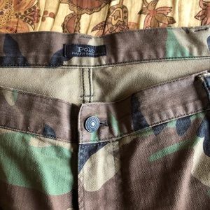 Big and tall relax fit camo Ralph Lauren jeans